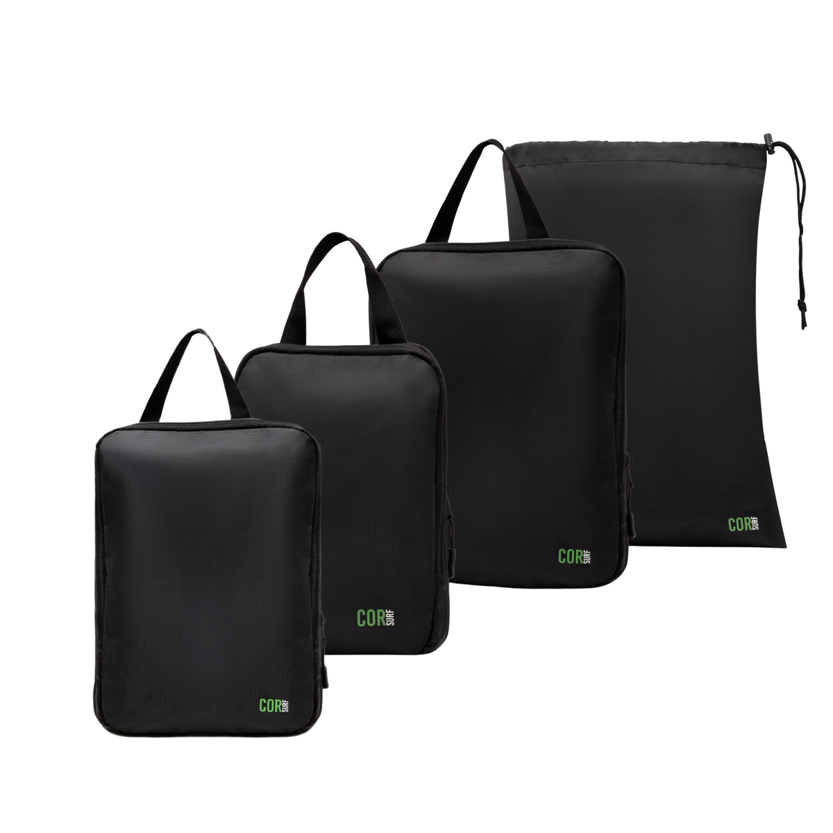 COR Surf four-piece black packing set