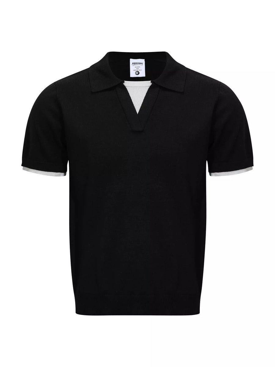 Men's Short Sleeve Knit Polo