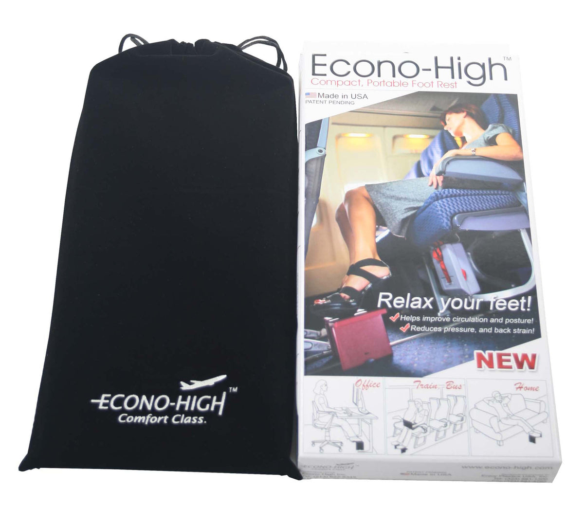 Econo-High Portable Folding Footrest