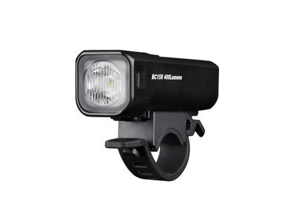 Fenix BC15R front lens and attached handlebar mount