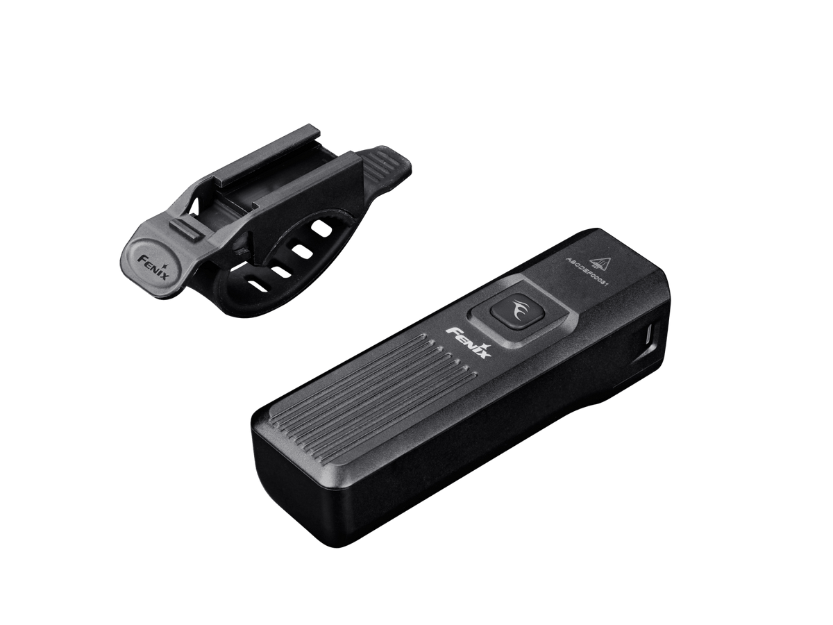 Fenix BC15R light detached from its handlebar mount