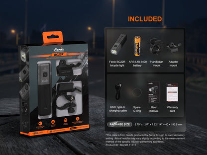 Fenix BC22R Rechargeable Road Bike Light