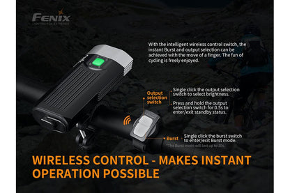 Fenix BC30 V2 wireless remote switch feature graphic