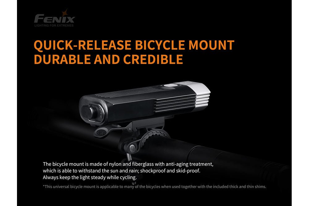 Fenix BC30 V2 bicycle light feature overview