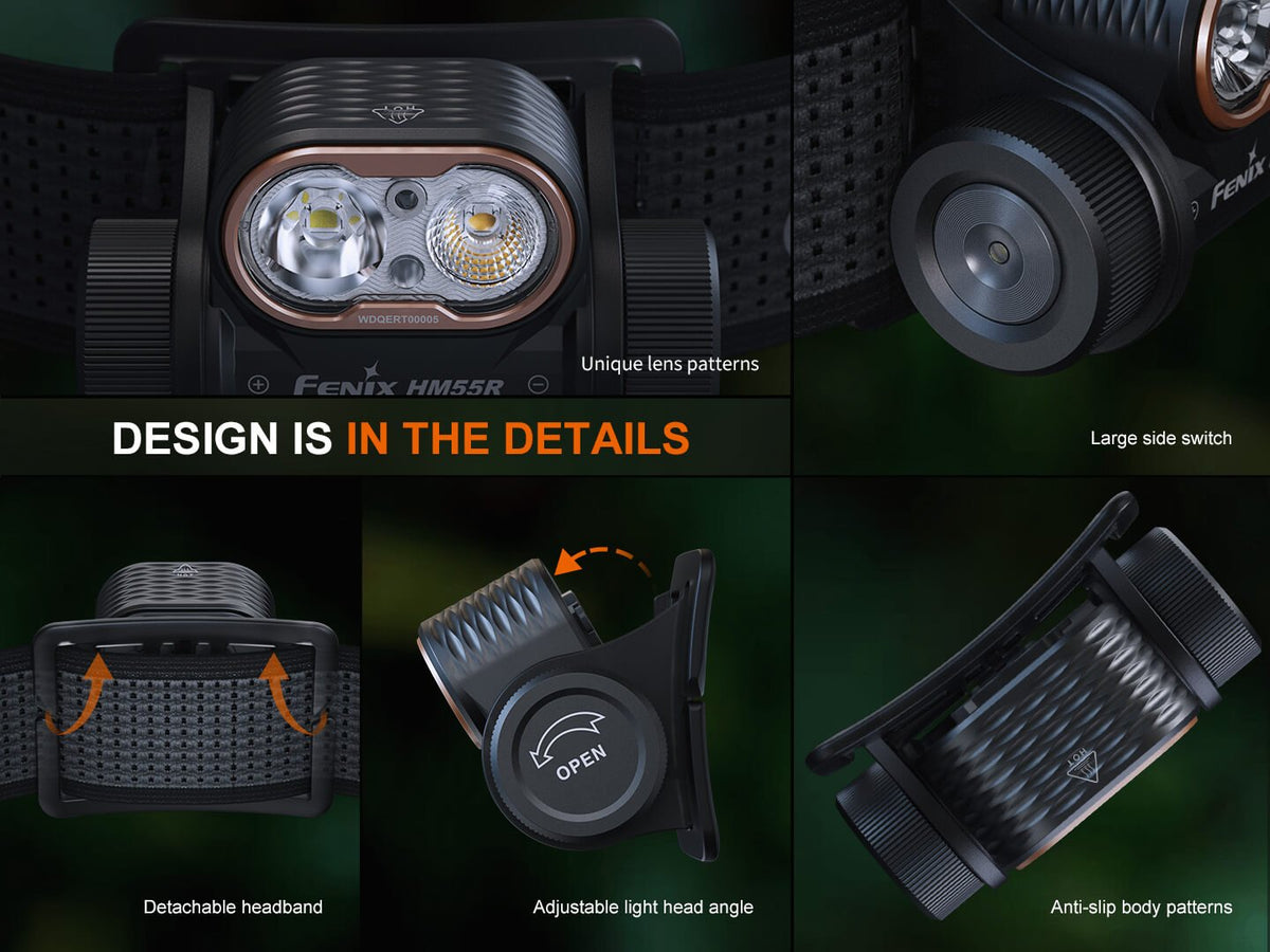 Fenix HM55R Rechargeable Multi-LED Headlamp