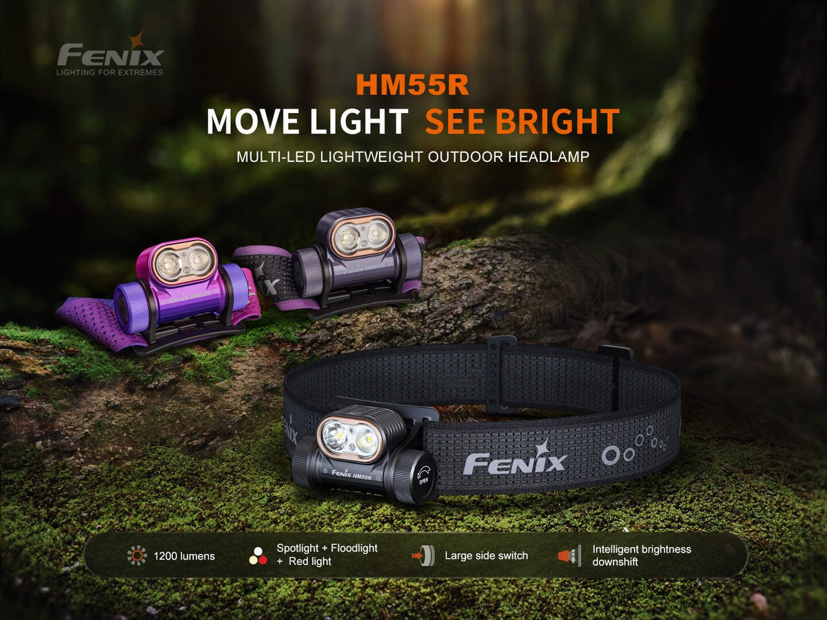 Fenix HM55R Rechargeable Multi-LED Headlamp