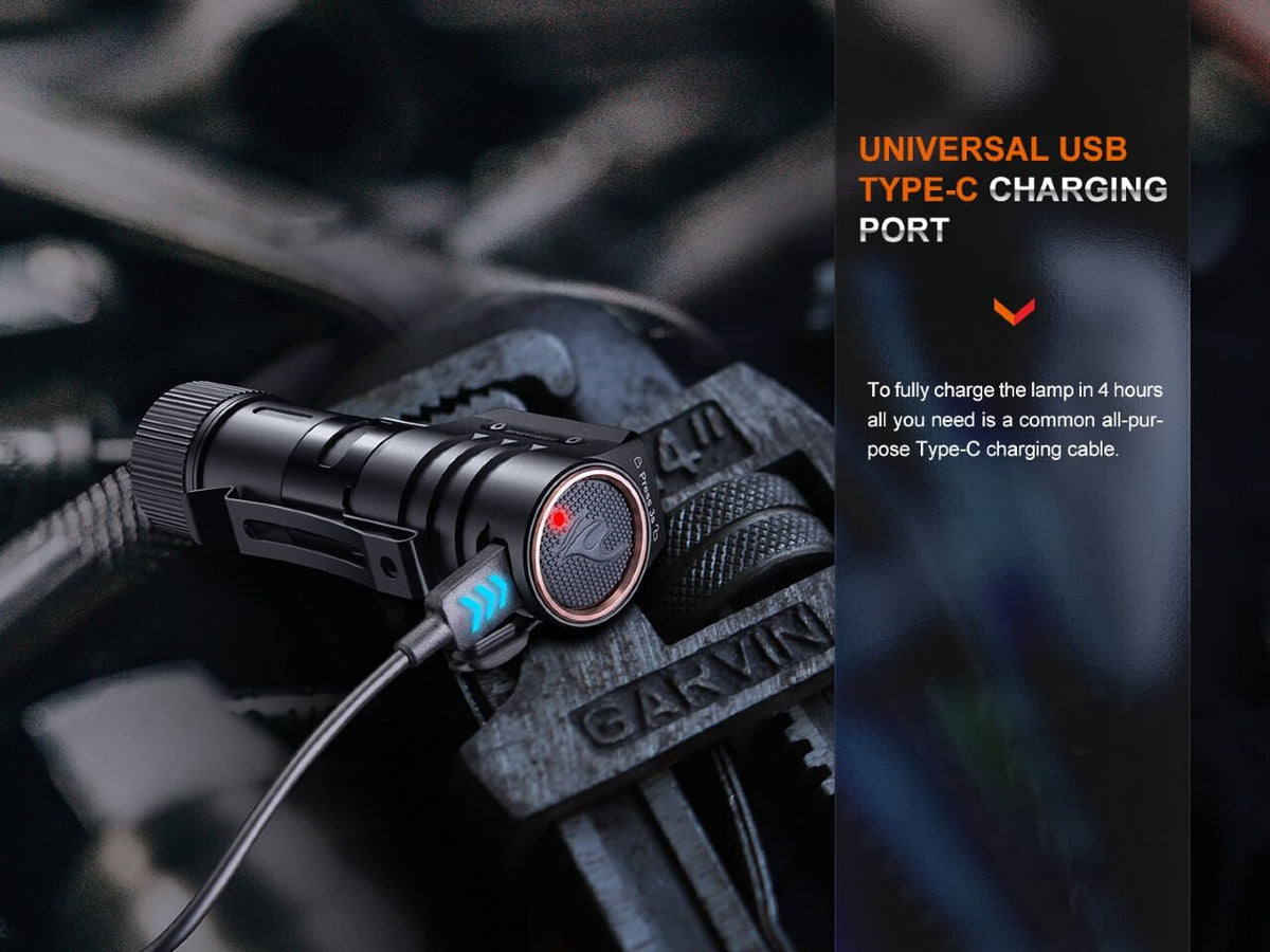 Fenix HM71R USB-C charging port