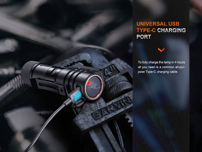 Fenix HM71R USB-C charging port