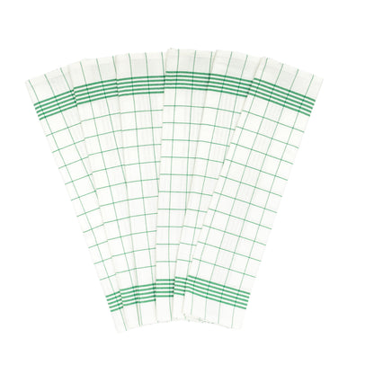 Windowpane Cotton Kitchen Towels — Set of 6