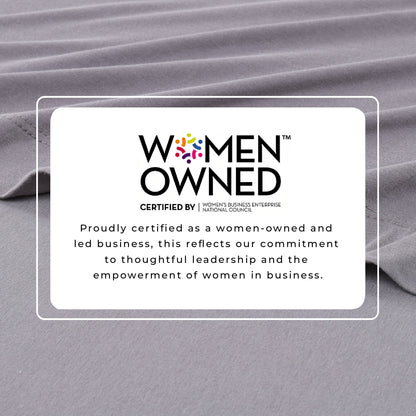 Great Bay Home Women Owned mark, certified by WBENC. The graphic describes the company as woman-owned and led.