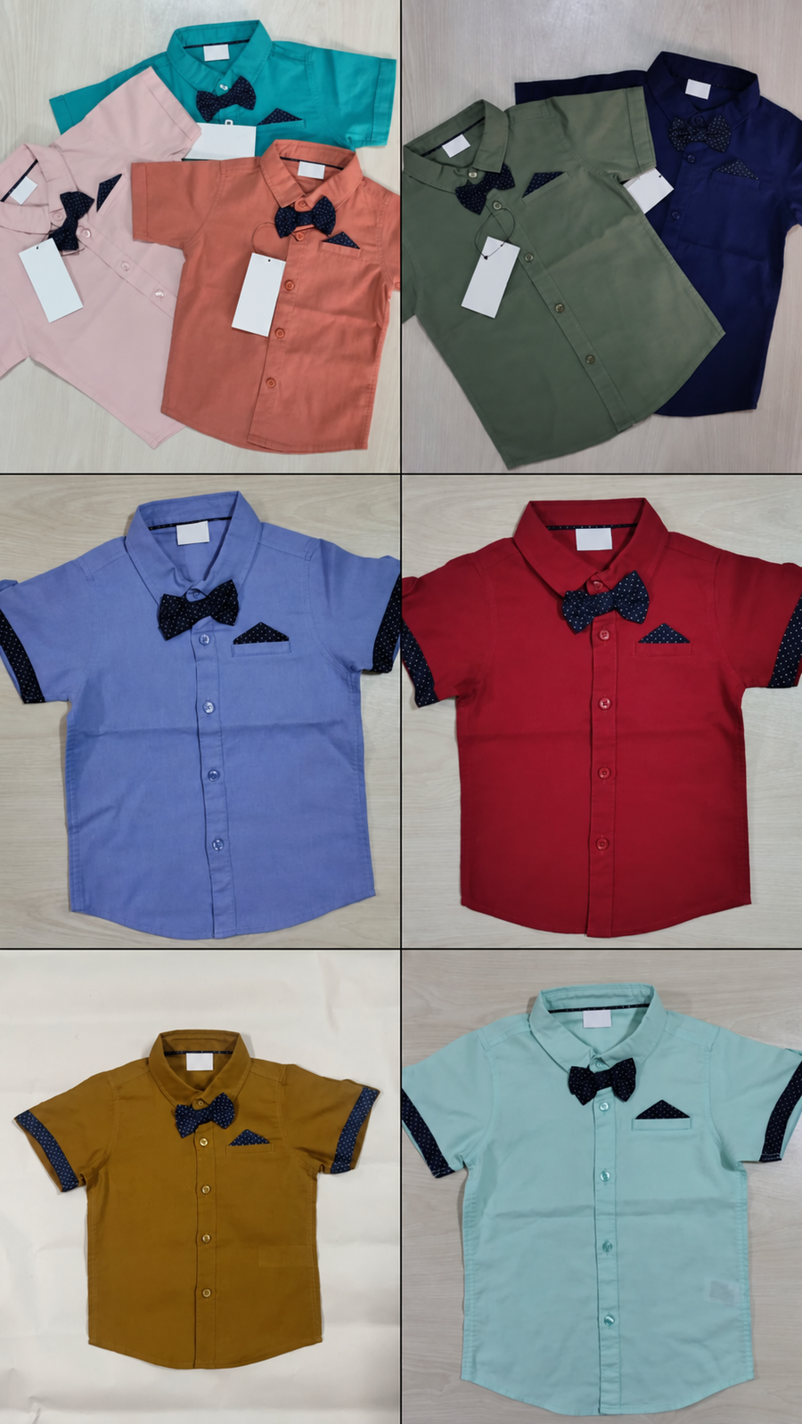 Baby & Toddler Bow-Tie Shirts — Coming Soon