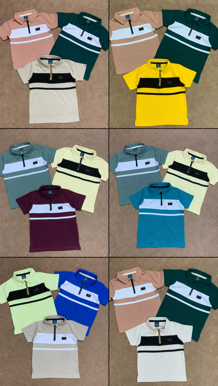 Boys’ Striped Polo Shirts — Coming Soon