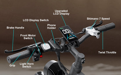 F1 handlebar controls detail
