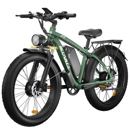 Green F1 AWD dual motor electric bike
