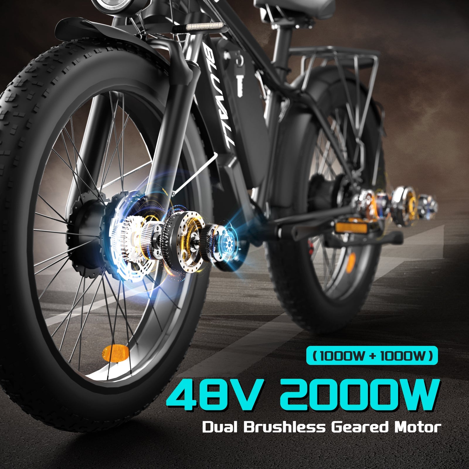 F1 AWD dual motor detail