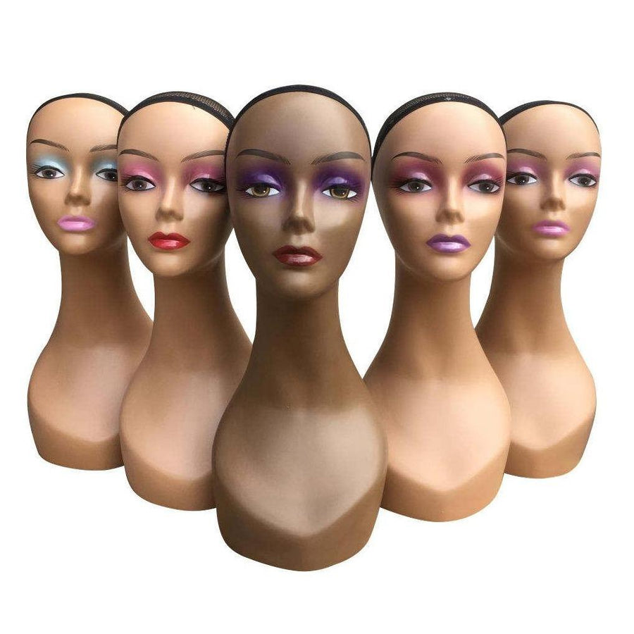 Assorted Women's Display Head Models