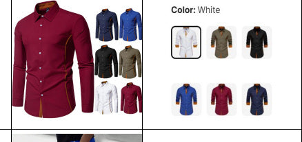 Men's Dress Shirt - Style 011