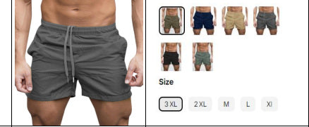 Men's Swim Shorts - Style 007