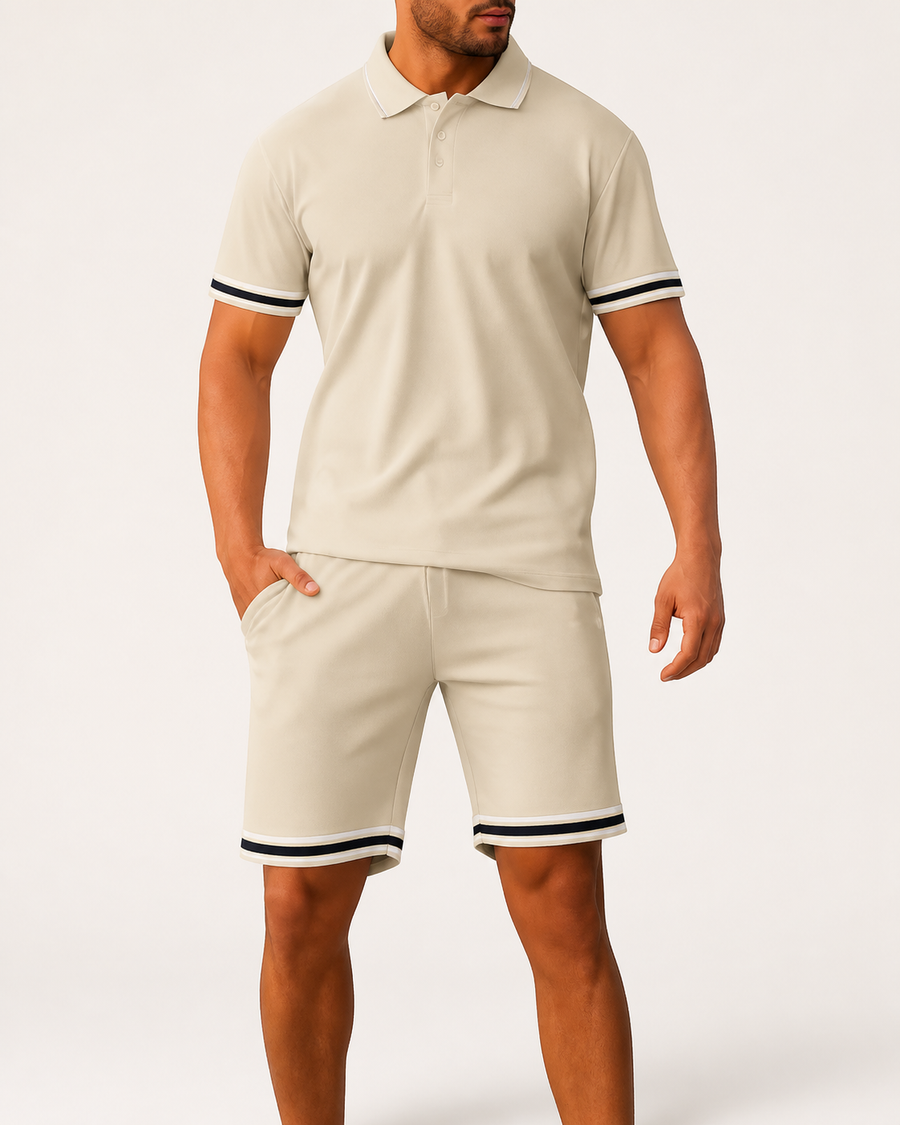 Men's T-Shirt and Shorts Set - Style 001