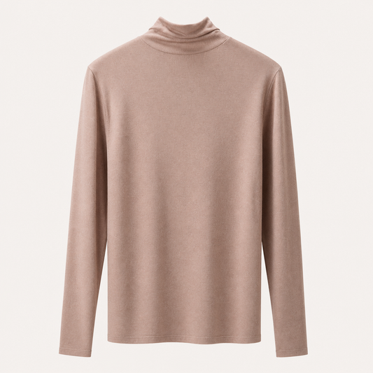 Clean studio catalogue image of Men's Turtleneck Sweater - Style 004, JSK-MSW-004