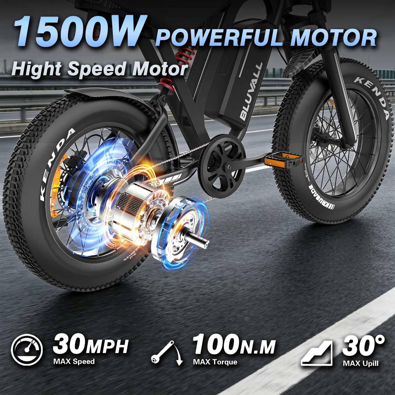 R700 Trail 25 motor detail
