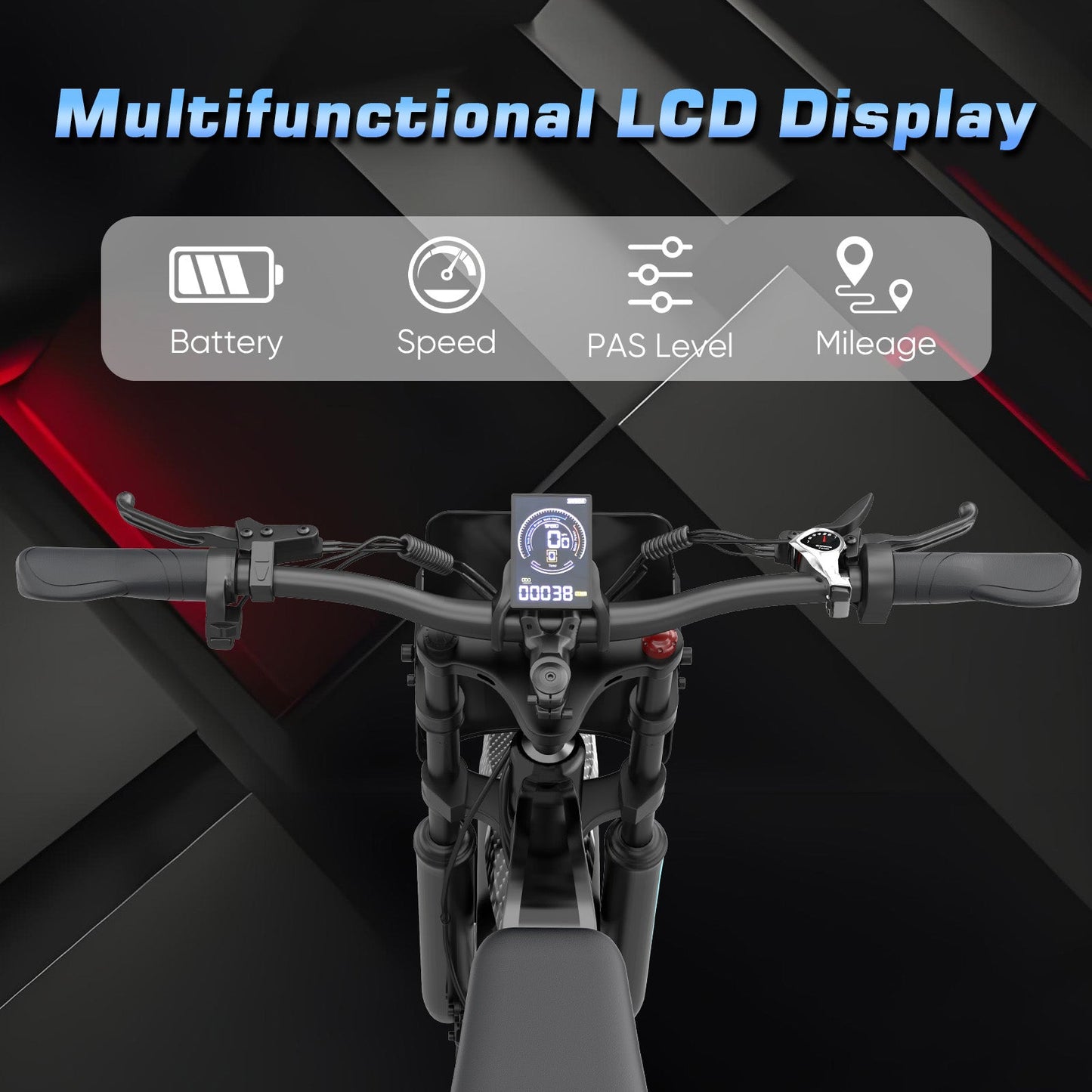 R700 Trail 30 handlebar controls detail