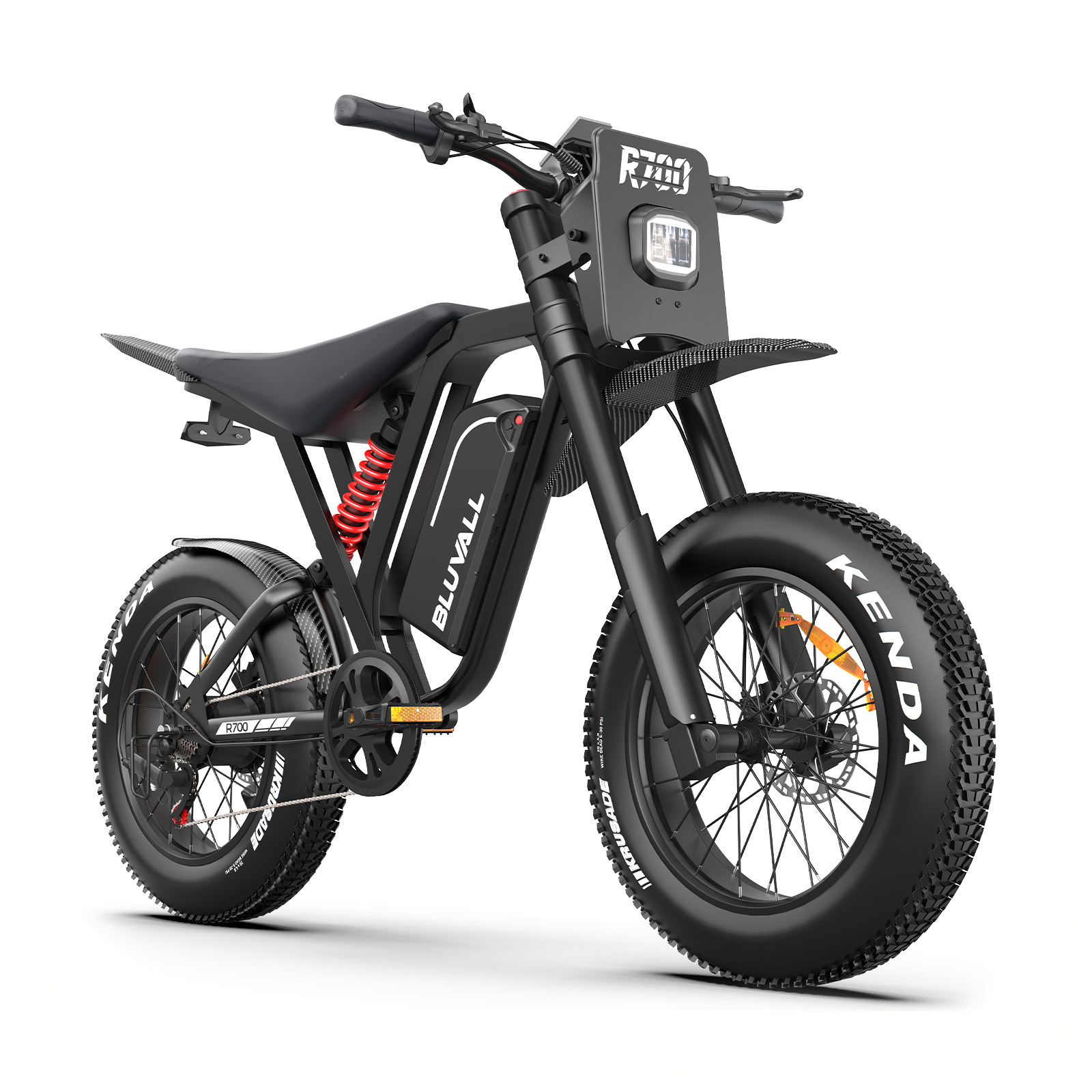 Black R700-PRO Performance electric bike alternate view