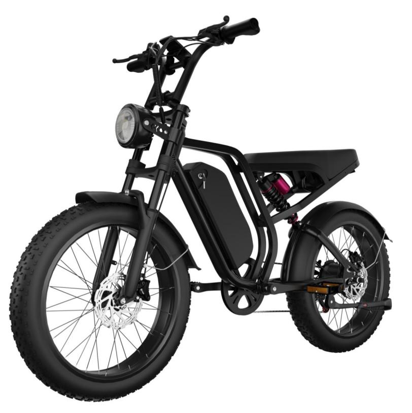 Black SU8 Long Range electric bike