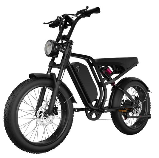 Black SU8 City Adventure electric bike