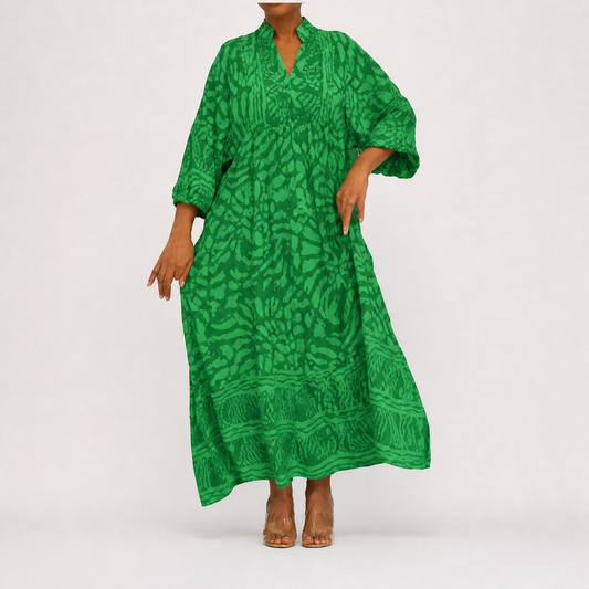 Clean studio catalogue image of Women's Maxi Dress - Style 017, JSK-WDR-017