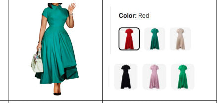 Women's Fit-and-Flare Dress - Style 024 product preview — JSK-WDR-024