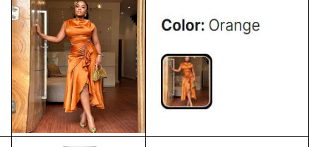Women's Satin Dress - Style 025 product preview — JSK-WDR-025