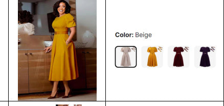 Women's Fit-and-Flare Dress - Style 031 — JSK-WDR-031