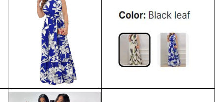 Women's Maxi Dress - Style 035 — JSK-WDR-035