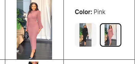 Women's Bodycon Dress - Style 039 — JSK-WDR-039