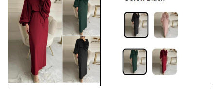 Women's Modest Maxi Dress - Style 043 — JSK-WDR-043