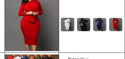Women's Blazer Dress - Style 048