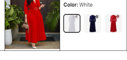 Women's Belted Dress - Style 050