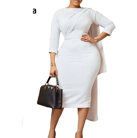 Women's Long-Sleeve Pencil Dress — JSK-WDR-052