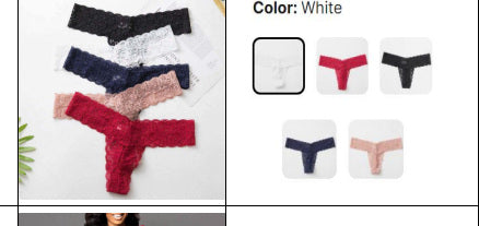 Women's Lace Panties - Style 003