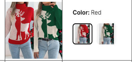 Women's Holiday Sweater - Style 001 — JSK-WSW-001