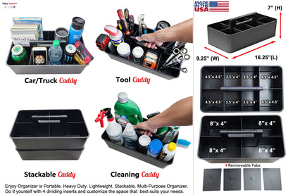 Enjoy Organizer Extra-Large 8-Compartment Storage Caddy