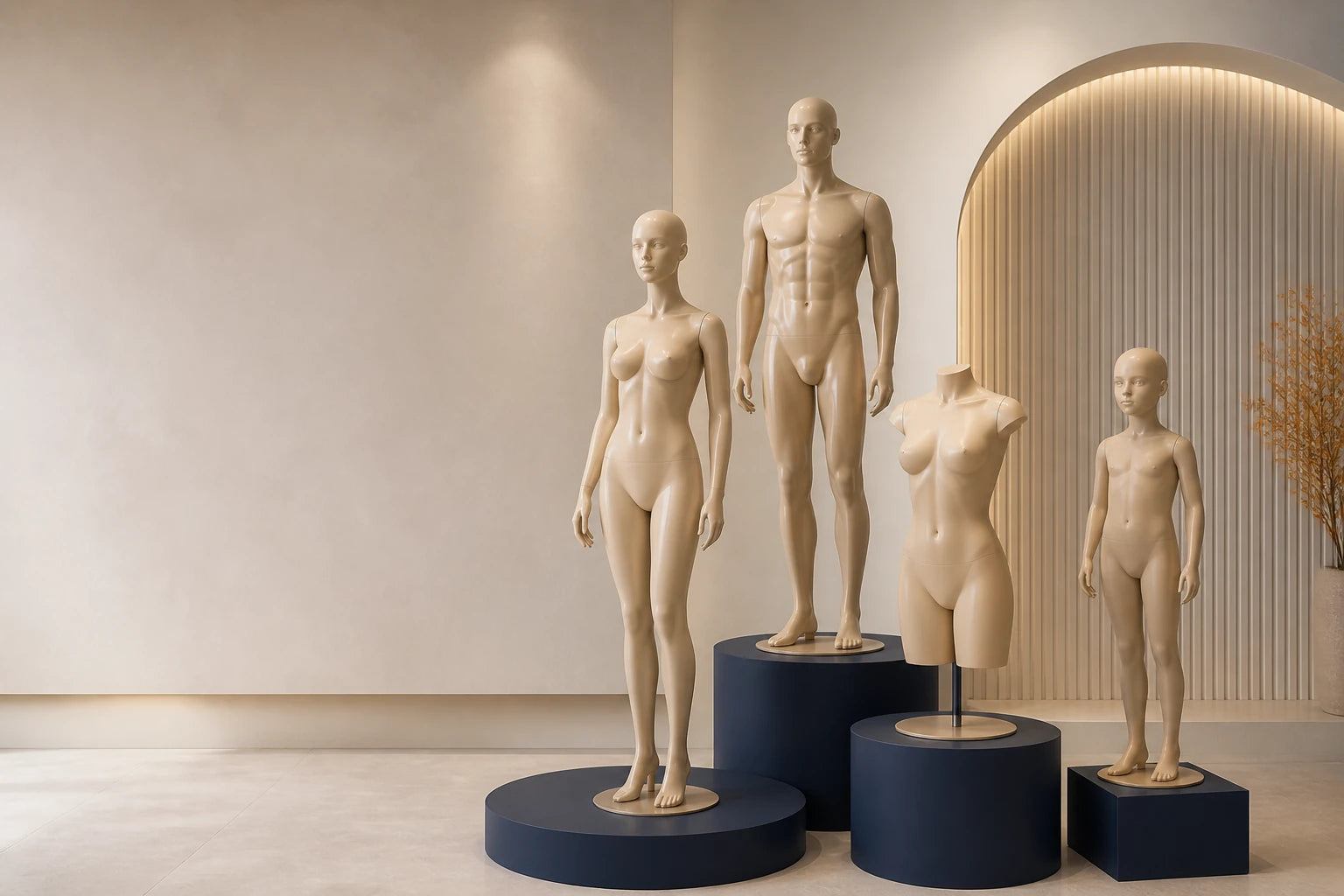Boutique display mannequins