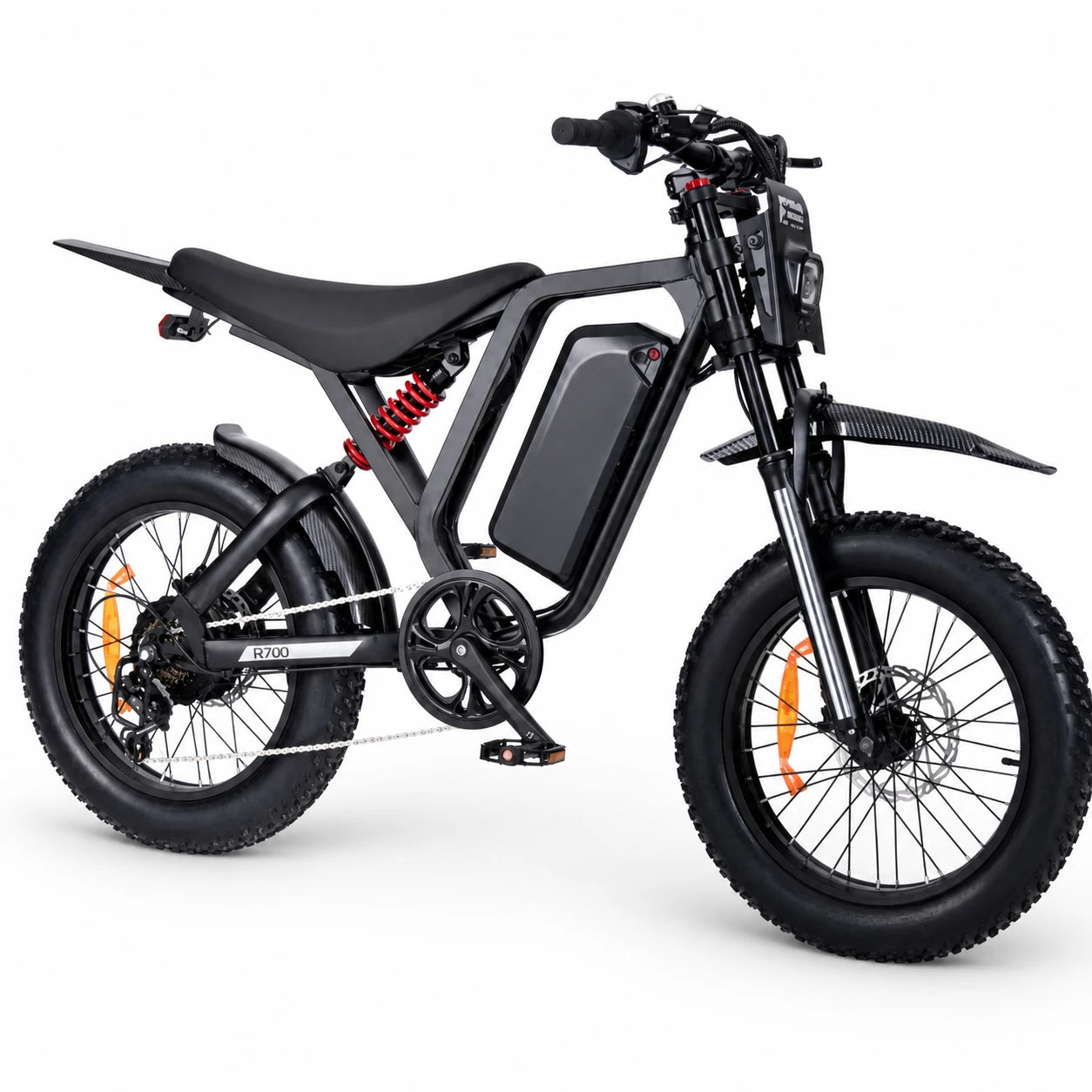 R700 electric bike in black